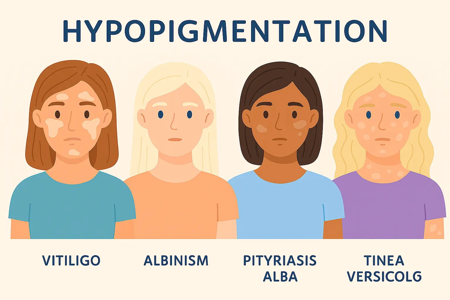 Types of Hypopigmentation We Treat